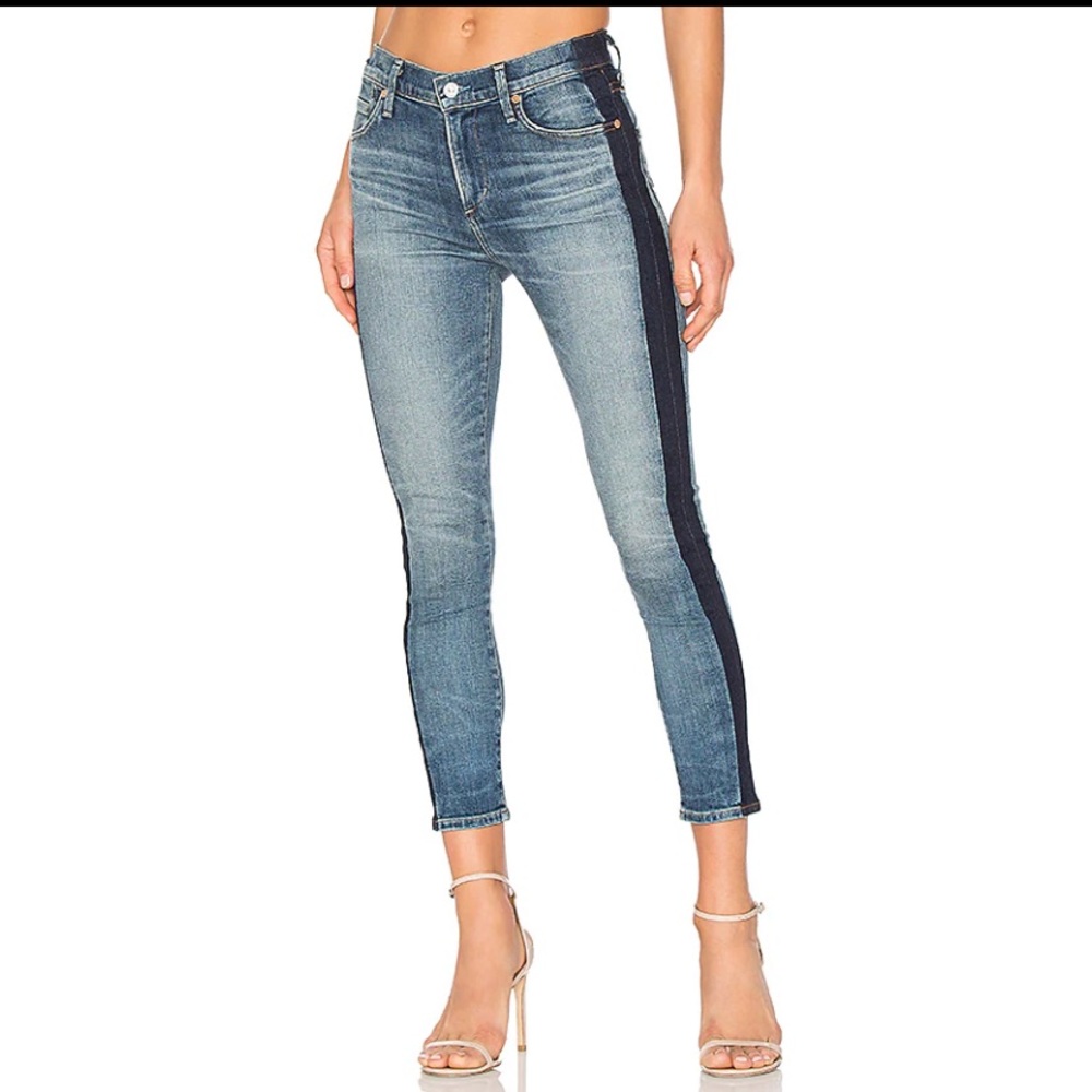 Citizens of Humanity Rocket Crop Blue Jeans